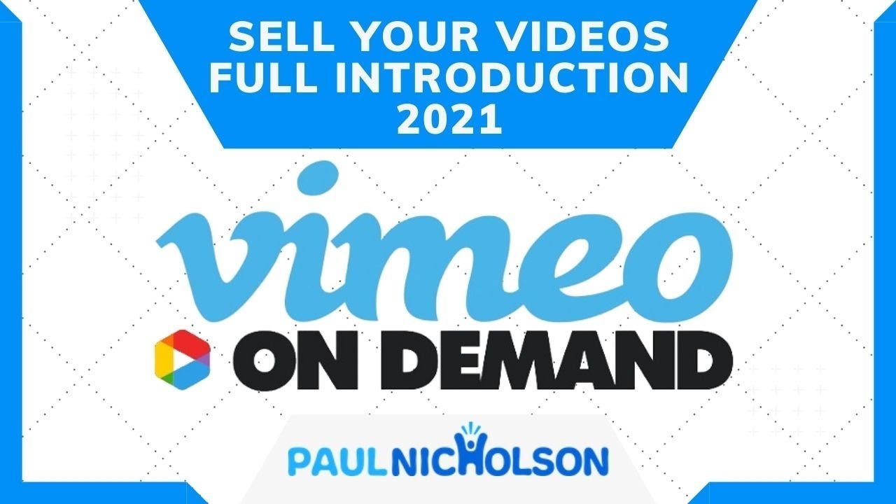 Vimeo On Demand Full Introduction (How To Sell Your Videos On Vimeo)